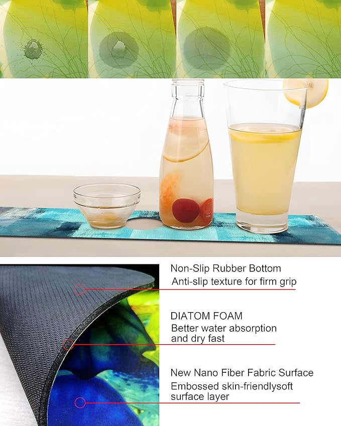 Kitchen Sink Splash Guard Faucet Mat Super Absorbent Fast Drying Mat Sink - Image 3