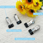 Clothes Pins for Hanging Clothes, 32 Pack Stainless Steel Black Clothespins for - Image 3