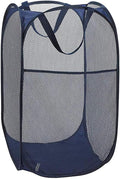 Pop up Laundry Hamper, Foldable Mesh Clothes Hamper by Buenod
