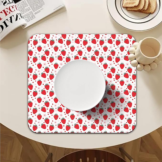 Strawberry Dish Drying Mat - Image 5