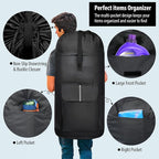 BeeGreen Black-Laundry-Bag-Backpack-Extra-Large-Heavy-Duty, 125L Portable - Image 4