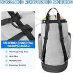 BALEINE 2PK 120L Laundry Bag Backpack, 900D Oxford Fabric Large Travel Laundry - Image 2