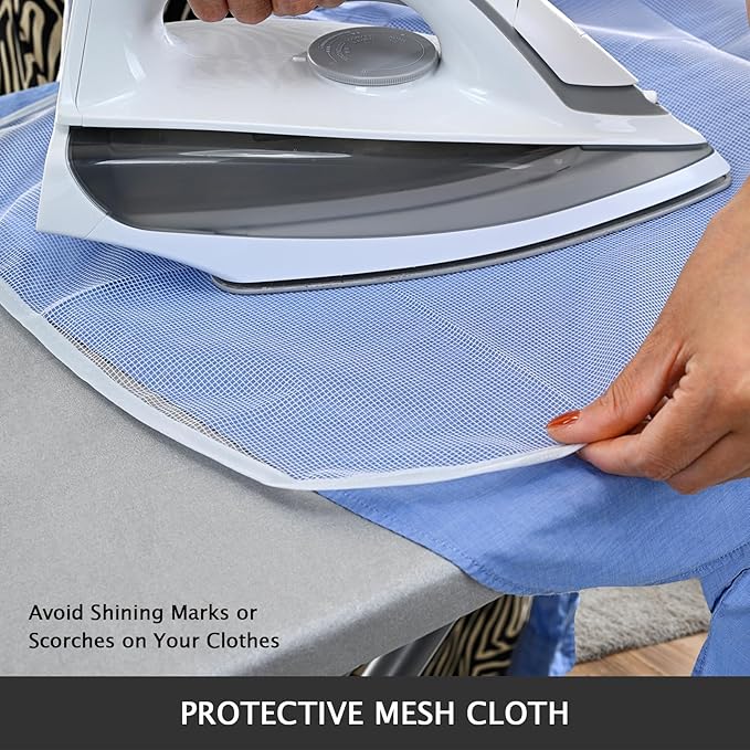 SheeChung Ironing Board Cover and Pad 19x51, Thick Cotton Cover, Scorch and - Image 6