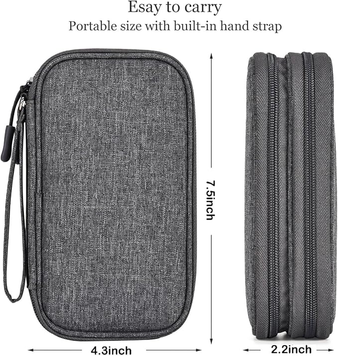 Electronics Organizer Case, Cable Organizer Bag Waterproof Electronic - Image 6