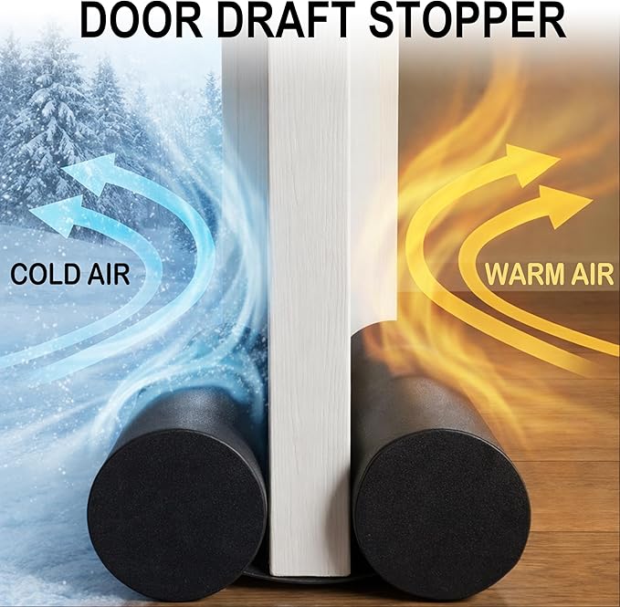 MAXTID 32" Black Door Air Draft Stopper - Image 2