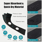 Faucet Mat for Kitchen Sink 2 Holes: 23.5’’Lx4.5’’W Splash Guard Fits 8 Inch - Image 5