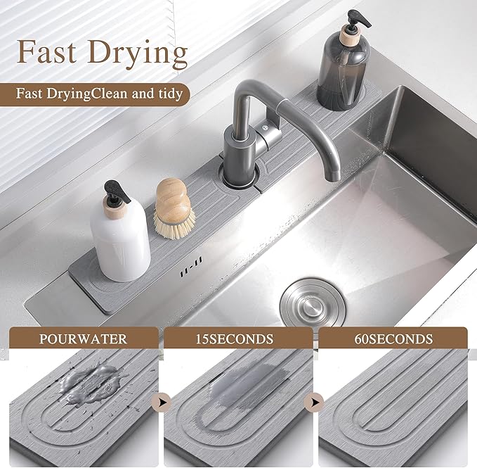 Premium Diatomite Stone Drying Mat - Image 2