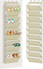 AOODA 10 Tier Clear Over The Door Shoe Organizer Storage, Deep Pockets Large by AOODA