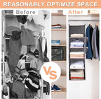 BOOMIBOO Hanging Closet Organize and Shelves，5-Hanging Shelf - Image 6