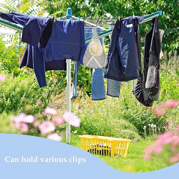 Conical Peg Bag for Storage, Hanging Peg Bag, Storage Peg Holder Sliding on - Image 4