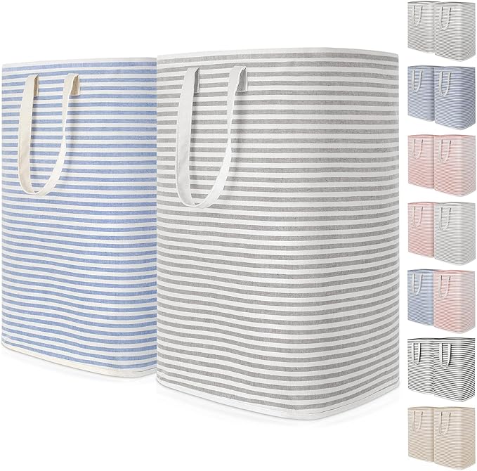 Lifewit 2 Pack Laundry Hamper Large Collapsible Laundry Baskets, Freestanding by Lifewit