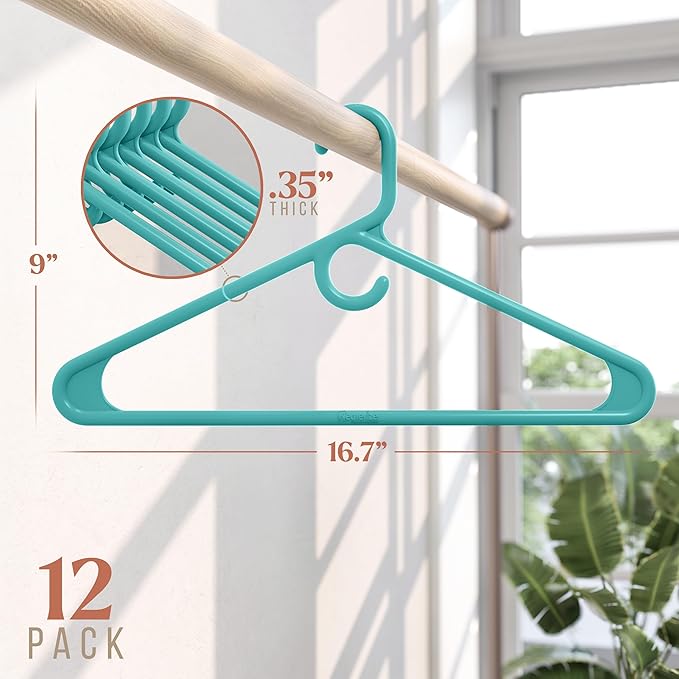 NEATERIZE Ultra Heavy Duty Plastic Clothes Hangers - Image 2