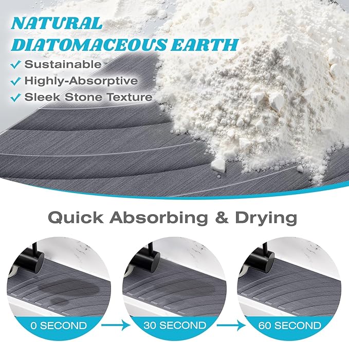 Stone Faucet Mat for Kitchen Sink - Image 4