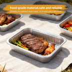Aluminum Foil Pan with Lids, Heavy Duty Disposable Aluminum Baking Pans - Image 6