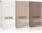 3 Pcs Farmhouse Decorative Hand Towels by FuWeave