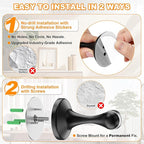 Crosize Magnetic Door Stoppers 1 Pack, Stainless Steel Door Stops - Image 3