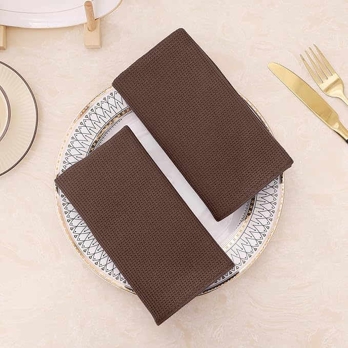Homaxy 100% Cotton Waffle Weave Kitchen Towels - Image 8