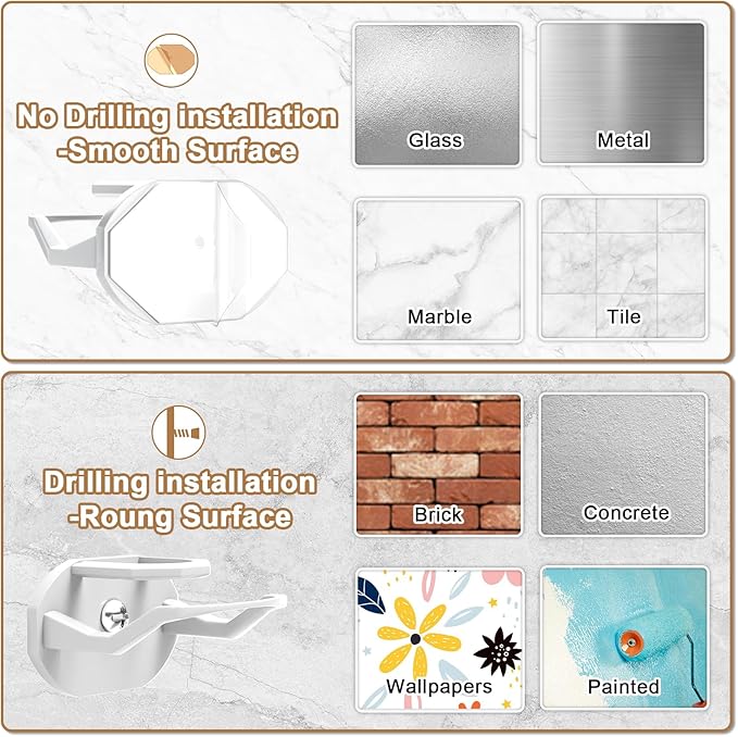 36 Pack Adhesive Hat Hooks for Wall, Super Strong Hat Rack for Baseball Caps - Image 5