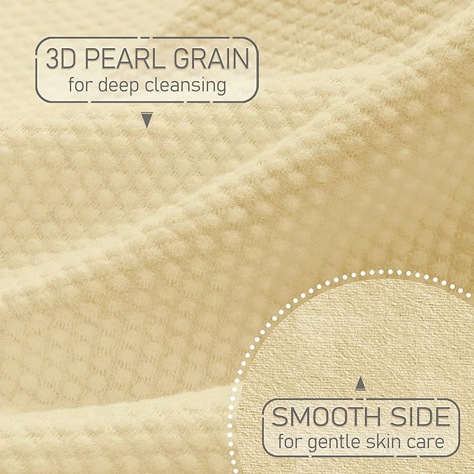 Bamboo Rayon Disposable Face Towel Biodegradable Large Dry Face Wipes 120 Count - Image 5