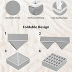 Simple Houseware Closet Underwear Organizer Drawer Divider Assorted 7 Pieces - Image 7