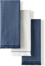 KitchenAid Gourmet Series Gridlines Kitchen Towels 3-Pack Set, 100% Cotton by KitchenAid