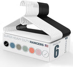 Neaties Super Heavy Duty Clothes Hangers 6 Pack – Made in The USA - 10lb by NeatiesHangers