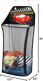 Store&Score Over The Door Hanging Kids Fun LED Race Car Light-Up Collapsible - Image 6