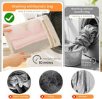4Pcs Large Cotton Mesh Laundry Bags - Image 4