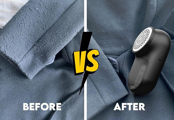 Rechargeable Fabric Shaver, Lemontec Battery-Operated Lint Remover & Sweater - Image 5