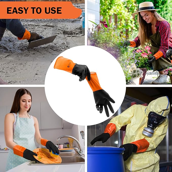 Gastody™ - Chemical Resistant Gloves, Heavy Duty Safety Work Gloves, Resist Acid - Image 7
