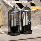Toothbrush Holders with Cover, Drainage Rotating Electric Toothbrush Organizer - Image 4