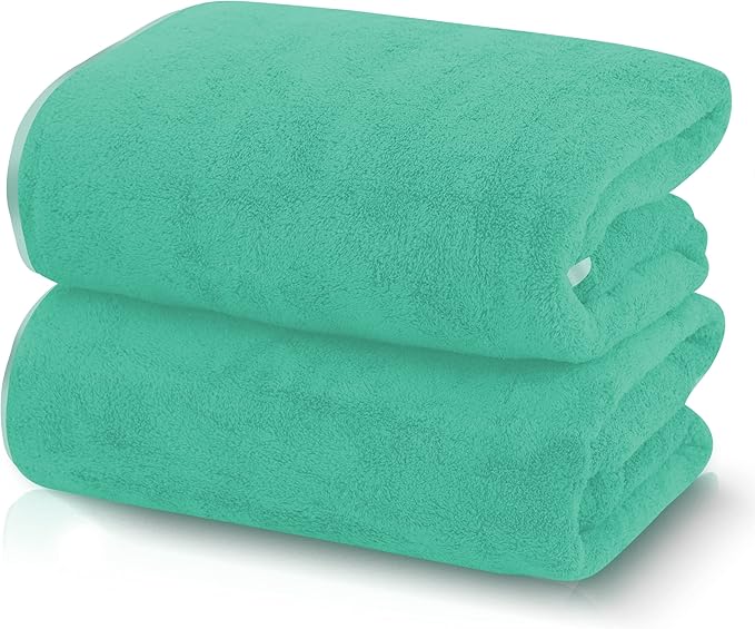 TENSTARS Silk Hemming Bath Towels by TENSTARS
