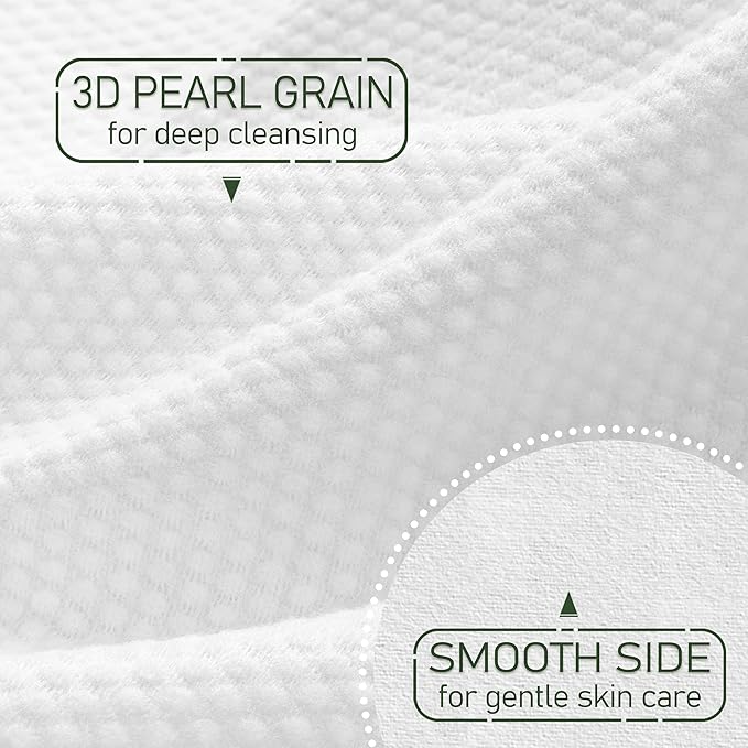 Travel Size Bamboo Viscose Disposable Face Towel Biodegradable Large Dry Face - Image 4