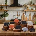 Tioncy 12 Pack Rustic Bear Kitchen Sponges Bulk 4 Colors Cute Dual Sided - Image 6
