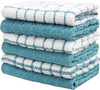 Bumble Premium Cotton Dish Cloths 12" x 12"| Aqua Design | 405 GSM | Highly - Image 5