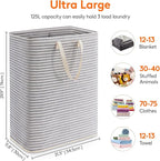 Lifewit Laundry Hamper Large Collapsible Laundry Basket, Freestanding - Image 4