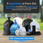 Reli. SuperValue 65 Gallon Trash Bags | 120 Count | Made in USA | Heavy Duty | - Image 6