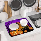 Happy Halloween Pumpkin Dish Drying Mat - Image 6