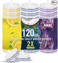 120Ct Aromative Toilet Brush Refills, Toilet Bowl Cleaner Refills, Double-Layer by Unknown