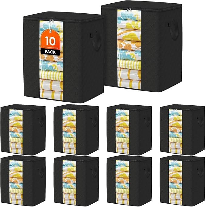 Clothes Storage Bags, 80L Large Capacity Containers by Unknown