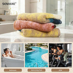 SEMAXE Hand Towels for Bathroom, 100% Cotton Towels - Image 6
