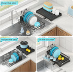 ANTOPY Dish Drying Rack in Sink, Expandable Rustproof Dish Rack - Image 2