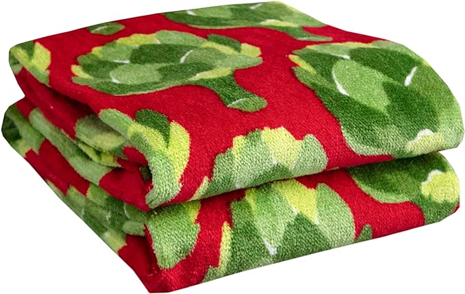 T-Fal Fiber Reactive Print Kitchen Towels: Highly Absorbent, Super Soft by T-falbrand