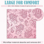 Sinmoe 20 Pcs Microfiber Cleaning Cloth Cute Paisley Waves Design Microfiber - Image 6