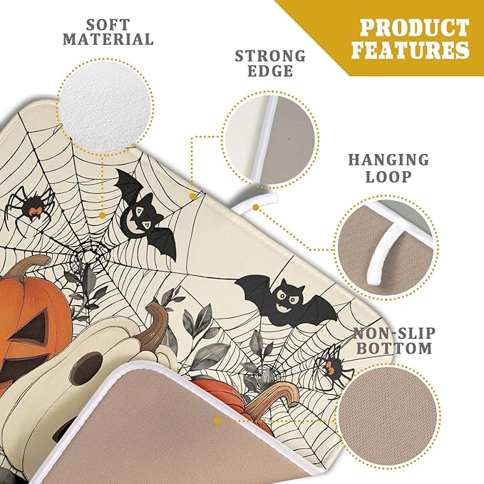 Halloween Pumpkin Dish Drying Mat - Image 4