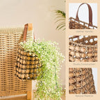 Wall Hanging Pocket Basket Portable Storage Basket Decorative Boho Mounted - Image 4