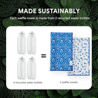 RECYCO Waffle Kitchen Towel Set of 2 - Image 6