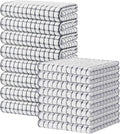 Kitinjoy Cotton 16 Pack Kitchen Towels and Dishcloths Sets, 16 x 25 Inch & 12 X by Kitinjoy