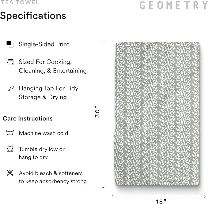GEOMETRY Kitchen Tea Towels - Image 6