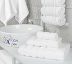 American Soft Linen Premium 3 Piece Towel Set, 1 Bath Towel 1 Hand Towel 1 - Image 2